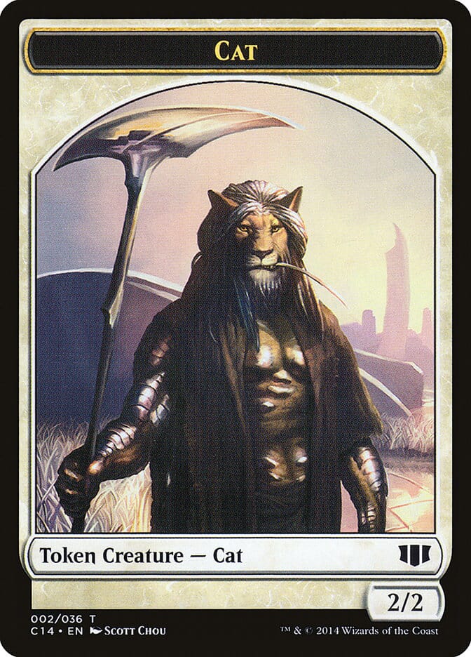 Angel // Cat Double-sided Token [Commander 2014 Tokens] MTG Single Magic: The Gathering  | Multizone: Comics And Games