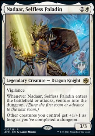 Nadaar, Selfless Paladin (Promo Pack) [Dungeons & Dragons: Adventures in the Forgotten Realms Promos] MTG Single Magic: The Gathering  | Multizone: Comics And Games