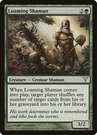 Loaming Shaman [Dissension] MTG Single Magic: The Gathering  | Multizone: Comics And Games