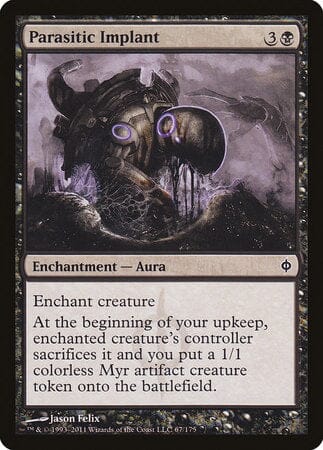 Parasitic Implant [New Phyrexia] MTG Single Magic: The Gathering  | Multizone: Comics And Games