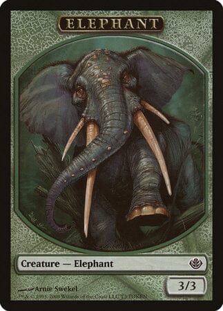 Elephant Token [Duel Decks: Garruk vs. Liliana Tokens] MTG Single Magic: The Gathering  | Multizone: Comics And Games