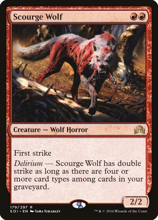 Scourge Wolf [Shadows over Innistrad] MTG Single Magic: The Gathering  | Multizone: Comics And Games