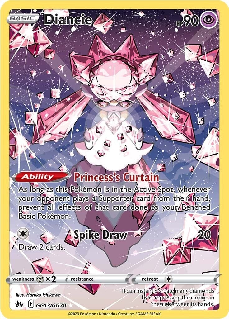 Diancie (GG13/GG70) [Sword & Shield: Crown Zenith] Pokemon Single Pokémon  | Multizone: Comics And Games