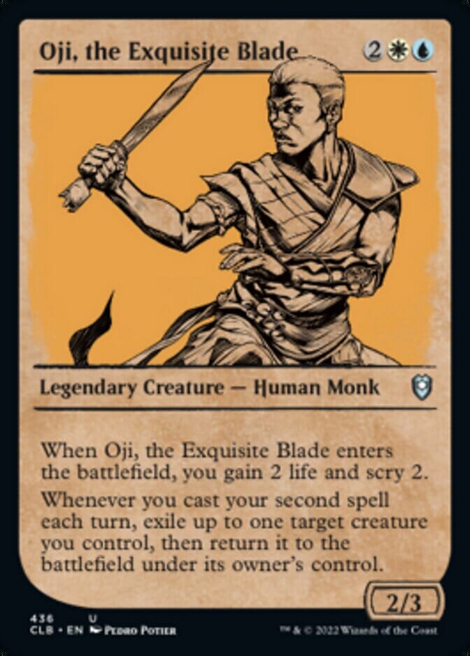 Oji, the Exquisite Blade (Showcase) [Commander Legends: Battle for Baldur's Gate] MTG Single Magic: The Gathering  | Multizone: Comics And Games