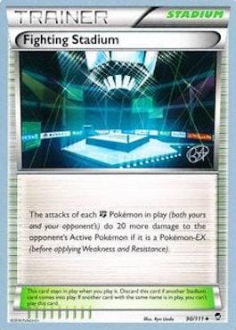 Fighting Stadium (90/111) (The Flying Hammer - Rowan Stavenow) [World Championships 2015] Pokemon Single Pokémon  | Multizone: Comics And Games