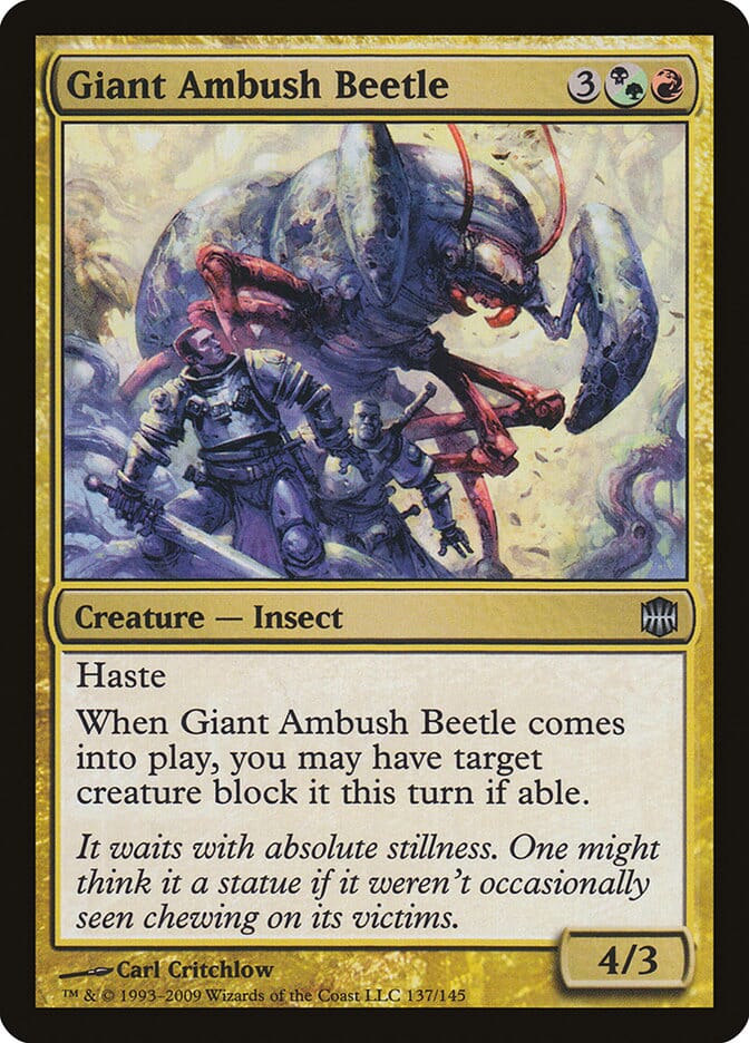 Giant Ambush Beetle [Alara Reborn] MTG Single Magic: The Gathering  | Multizone: Comics And Games
