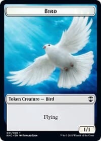 Bird (001) // Soldier Double-sided Token [Kaldheim Commander Tokens] MTG Single Magic: The Gathering  | Multizone: Comics And Games