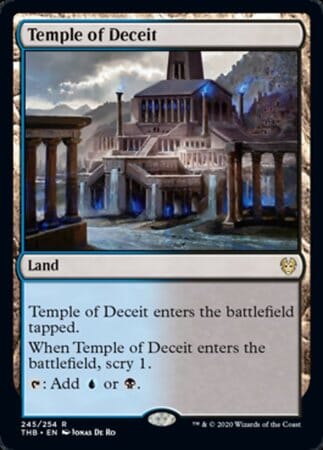 Temple of Deceit [Theros Beyond Death] MTG Single Magic: The Gathering  | Multizone: Comics And Games