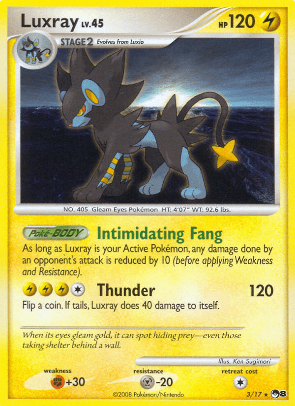 Luxray (3/17) [POP Series 8] Pokemon Single Pokémon  | Multizone: Comics And Games