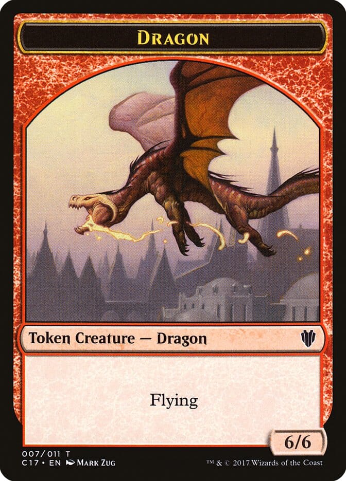 Dragon Token (007/011) [Commander 2017 Tokens] MTG Single Magic: The Gathering  | Multizone: Comics And Games