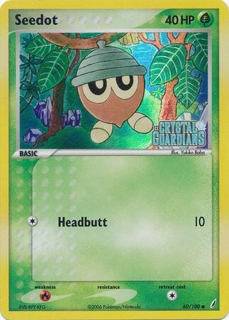 Seedot (60/100) (Stamped) [EX: Crystal Guardians] Pokemon Single Pokémon  | Multizone: Comics And Games