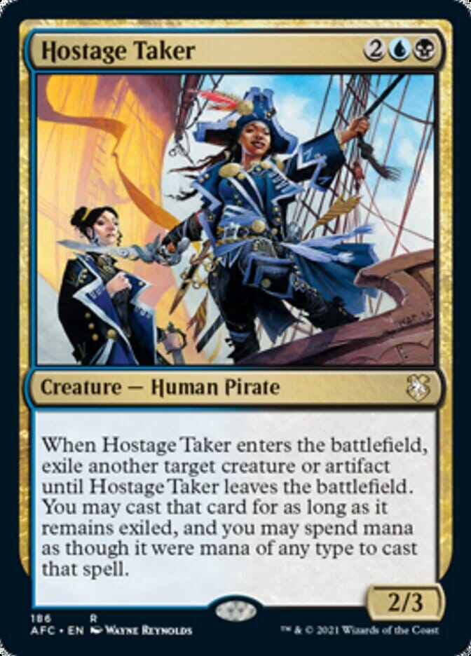 Hostage Taker [Dungeons & Dragons: Adventures in the Forgotten Realms Commander] MTG Single Magic: The Gathering  | Multizone: Comics And Games