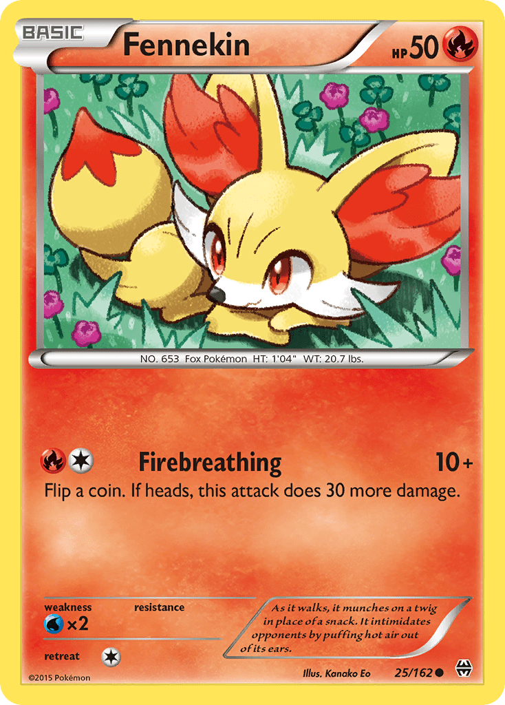 Fennekin (25/162) [XY: BREAKthrough] Pokemon Single Pokémon  | Multizone: Comics And Games