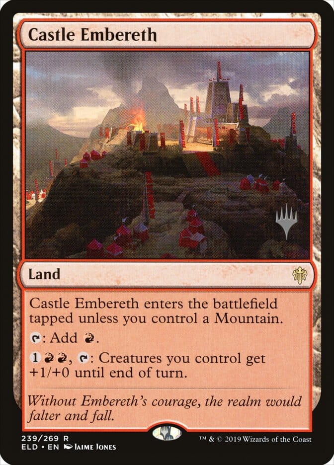 Castle Embereth (Promo Pack) [Throne of Eldraine Promos] MTG Single Magic: The Gathering  | Multizone: Comics And Games