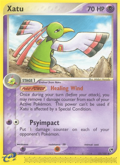 Xatu (55/100) [EX: Sandstorm] Pokemon Single Pokémon  | Multizone: Comics And Games