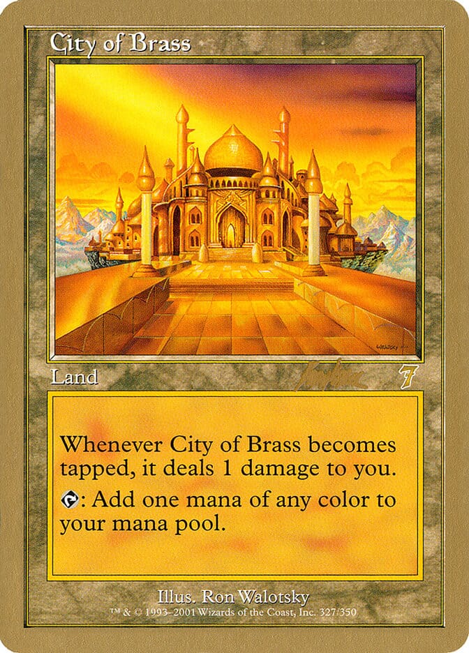 City of Brass (Brian Kibler) [World Championship Decks 2002] MTG Single Magic: The Gathering  | Multizone: Comics And Games
