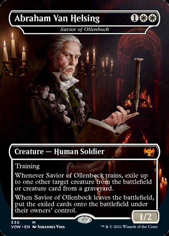 Savior of Ollenbock - Abraham Van Helsing [Innistrad: Crimson Vow] MTG Single Magic: The Gathering  | Multizone: Comics And Games