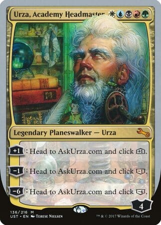 Urza, Academy Headmaster [Unstable] MTG Single Magic: The Gathering  | Multizone: Comics And Games