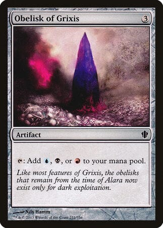 Obelisk of Grixis [Commander 2013] MTG Single Magic: The Gathering  | Multizone: Comics And Games
