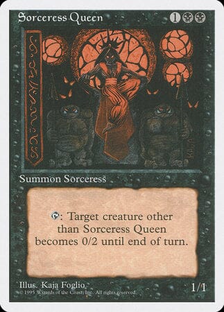 Sorceress Queen [Fourth Edition] MTG Single Magic: The Gathering  | Multizone: Comics And Games