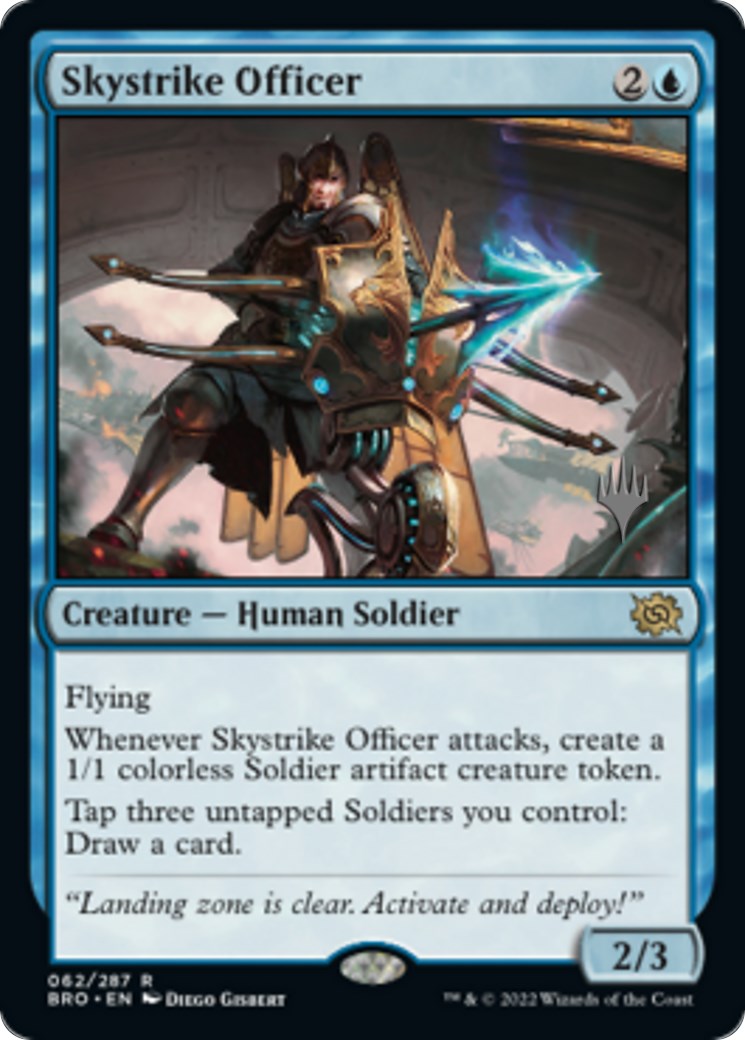 Skystrike Officer (Promo Pack) [The Brothers' War Promos] MTG Single Magic: The Gathering  | Multizone: Comics And Games