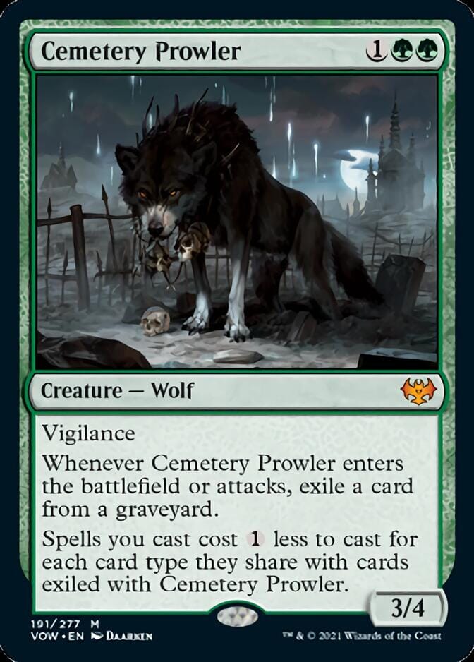 Cemetery Prowler [Innistrad: Crimson Vow] MTG Single Magic: The Gathering  | Multizone: Comics And Games