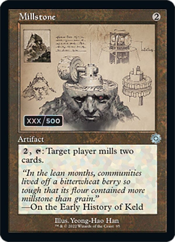 Millstone (Retro Schematic) (Serial Numbered) [The Brothers' War Retro Artifacts] MTG Single Magic: The Gathering  | Multizone: Comics And Games