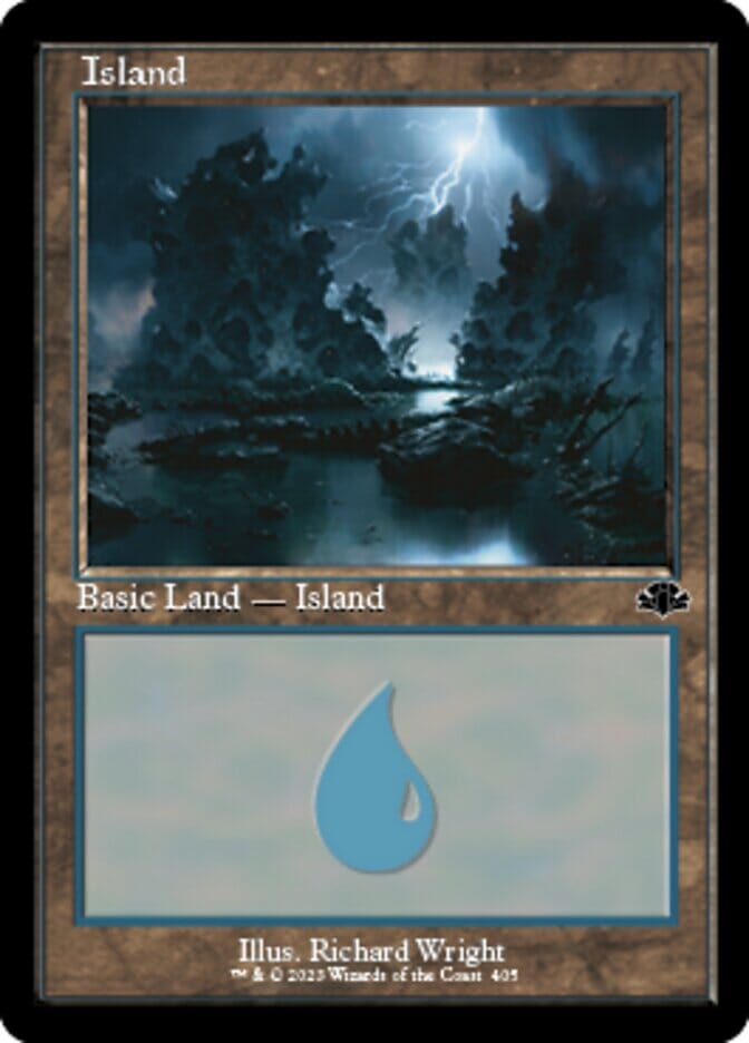 Island (405) (Retro) [Dominaria Remastered] MTG Single Magic: The Gathering  | Multizone: Comics And Games