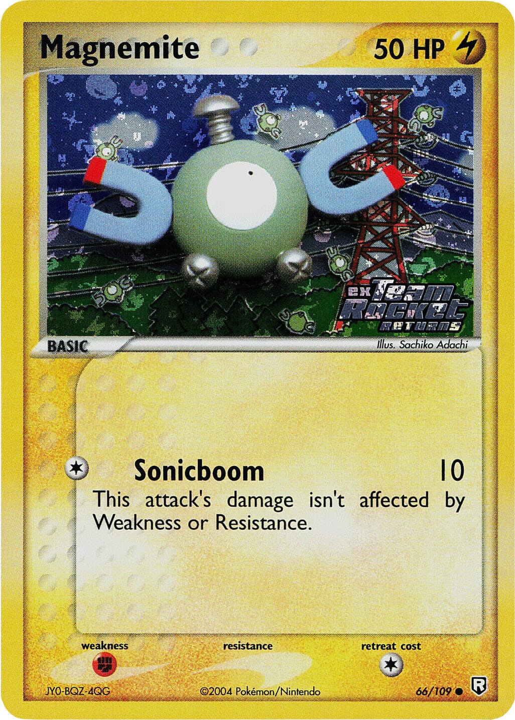 Magnemite (66/109) (Stamped) [EX: Team Rocket Returns] Pokemon Single Pokémon  | Multizone: Comics And Games