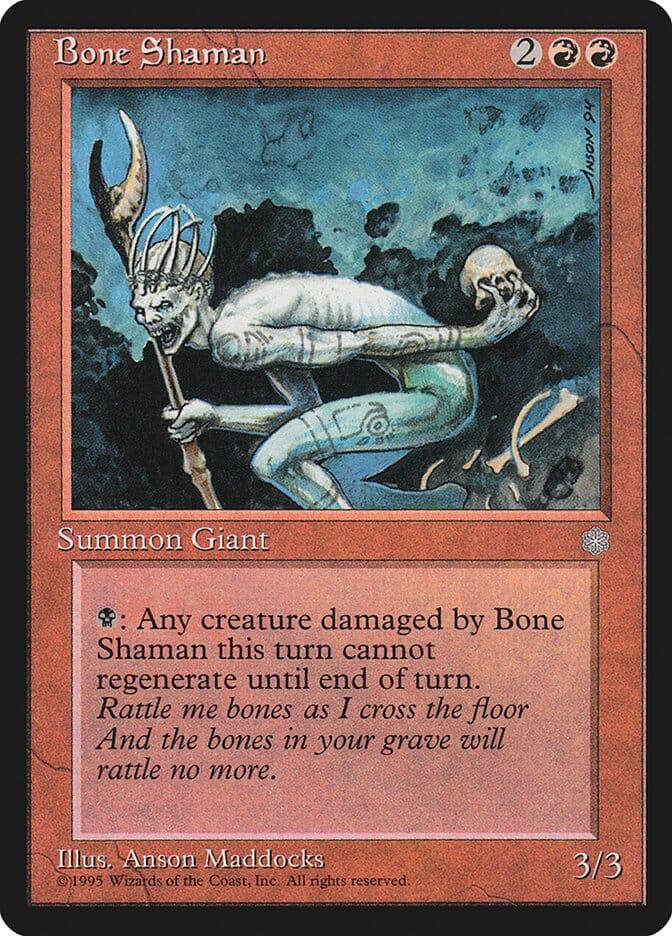 Bone Shaman [Ice Age] MTG Single Magic: The Gathering  | Multizone: Comics And Games