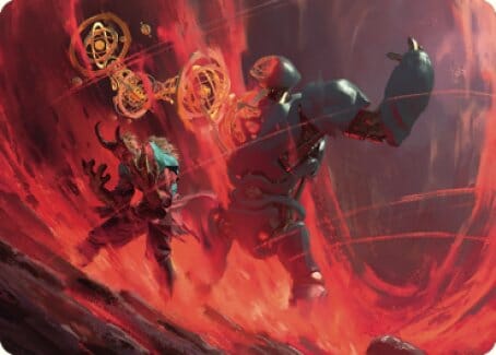 Twinferno Art Card [Dominaria United Art Series] MTG Single Magic: The Gathering  | Multizone: Comics And Games