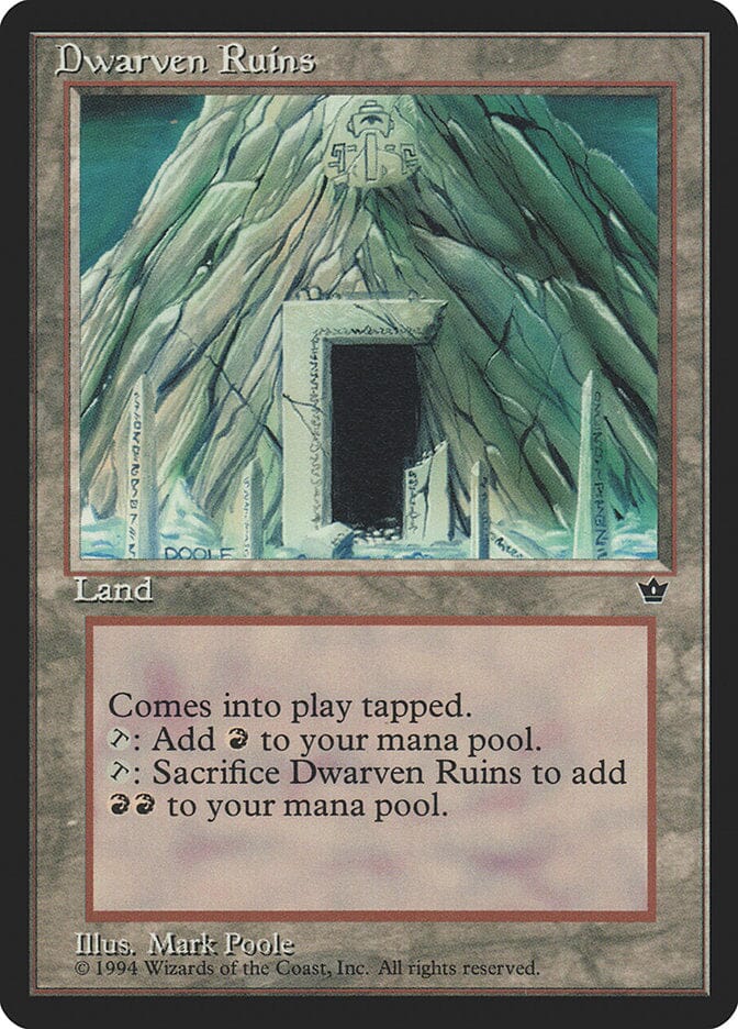 Dwarven Ruins [Fallen Empires] MTG Single Magic: The Gathering  | Multizone: Comics And Games