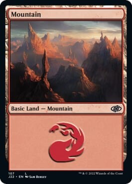 Mountain (107) [Jumpstart 2022] MTG Single Magic: The Gathering  | Multizone: Comics And Games