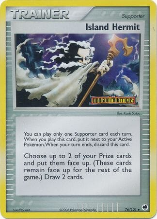 Island Hermit (76/101) (Stamped) [EX: Dragon Frontiers] Pokemon Single Pokémon  | Multizone: Comics And Games