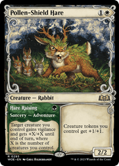 Pollen-Shield Hare // Hare Raising (Promo Pack) [Wilds of Eldraine Promos] MTG Single Magic: The Gathering  | Multizone: Comics And Games