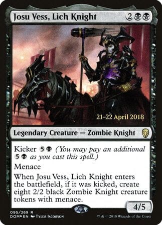 Josu Vess, Lich Knight [Dominaria Promos] MTG Single Magic: The Gathering  | Multizone: Comics And Games