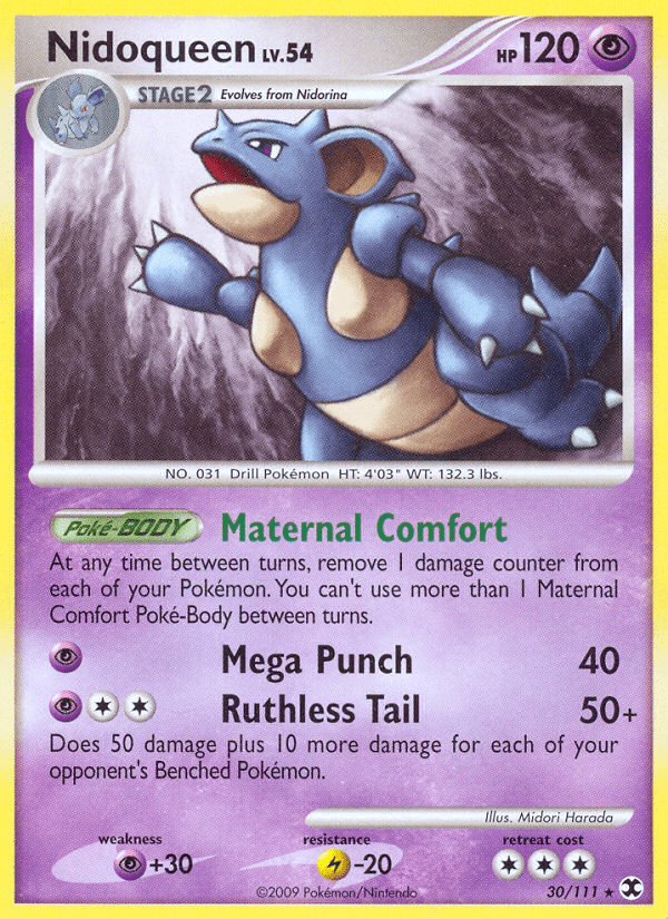 Nidoqueen (30/111) [Platinum: Rising Rivals] Pokemon Single Pokémon  | Multizone: Comics And Games