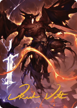 Balor Art Card (Gold-Stamped Signature) [Commander Legends: Battle for Baldur's Gate Art Series] MTG Single Magic: The Gathering  | Multizone: Comics And Games