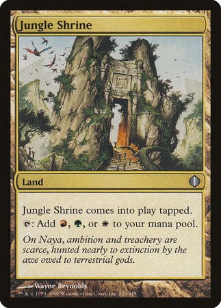 Jungle Shrine [Shards of Alara] MTG Single Magic: The Gathering  | Multizone: Comics And Games
