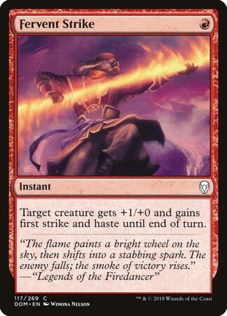 Fervent Strike [Dominaria] MTG Single Magic: The Gathering  | Multizone: Comics And Games
