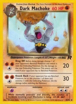 Dark Machoke (40/82) [Team Rocket Unlimited] Pokemon Single Pokémon  | Multizone: Comics And Games