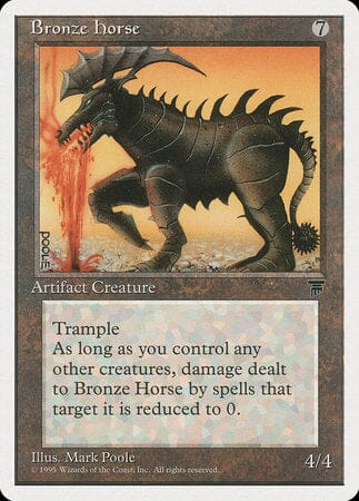 Bronze Horse [Chronicles] MTG Single Magic: The Gathering  | Multizone: Comics And Games