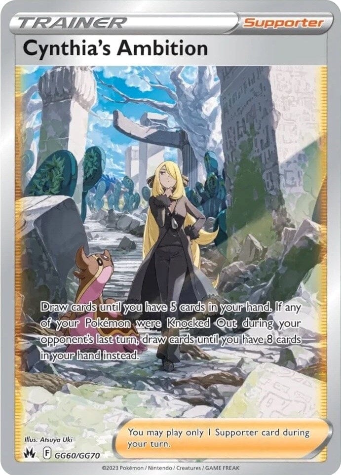 Cynthia's Ambition (GG60/GG70) [Sword & Shield: Crown Zenith] Pokemon Single Pokémon  | Multizone: Comics And Games