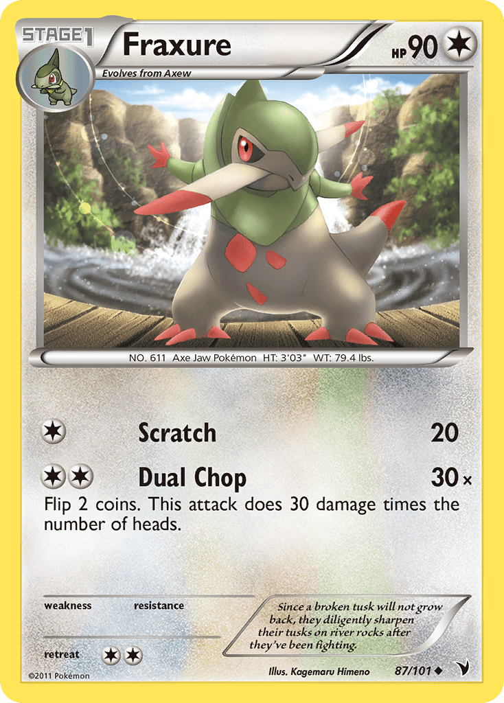 Fraxure (87/101) [Black & White: Noble Victories] Pokemon Single Pokémon  | Multizone: Comics And Games
