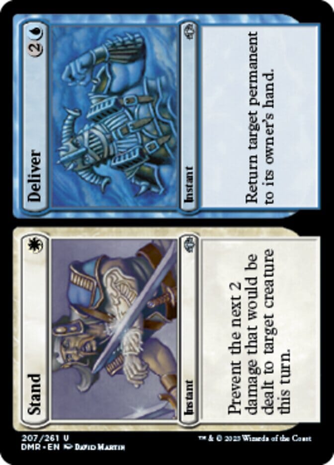 Stand // Deliver [Dominaria Remastered] MTG Single Magic: The Gathering  | Multizone: Comics And Games