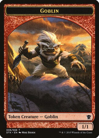 Goblin Token [Dragons of Tarkir Tokens] MTG Single Magic: The Gathering  | Multizone: Comics And Games