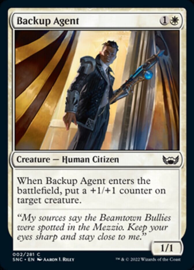 Backup Agent [Streets of New Capenna] MTG Single Magic: The Gathering  | Multizone: Comics And Games