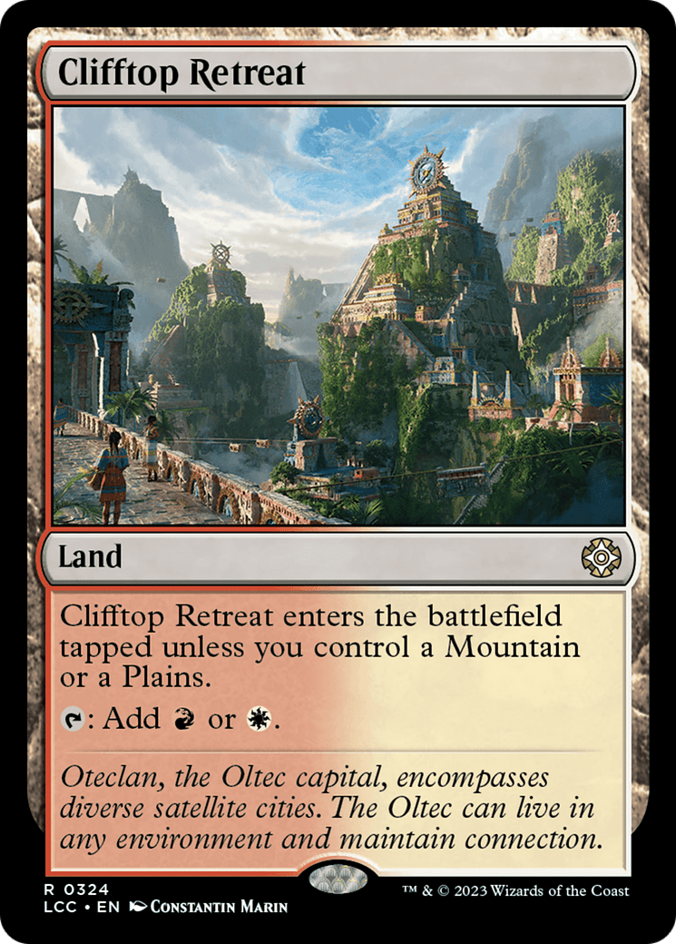 Clifftop Retreat [The Lost Caverns of Ixalan Commander] MTG Single Magic: The Gathering  | Multizone: Comics And Games