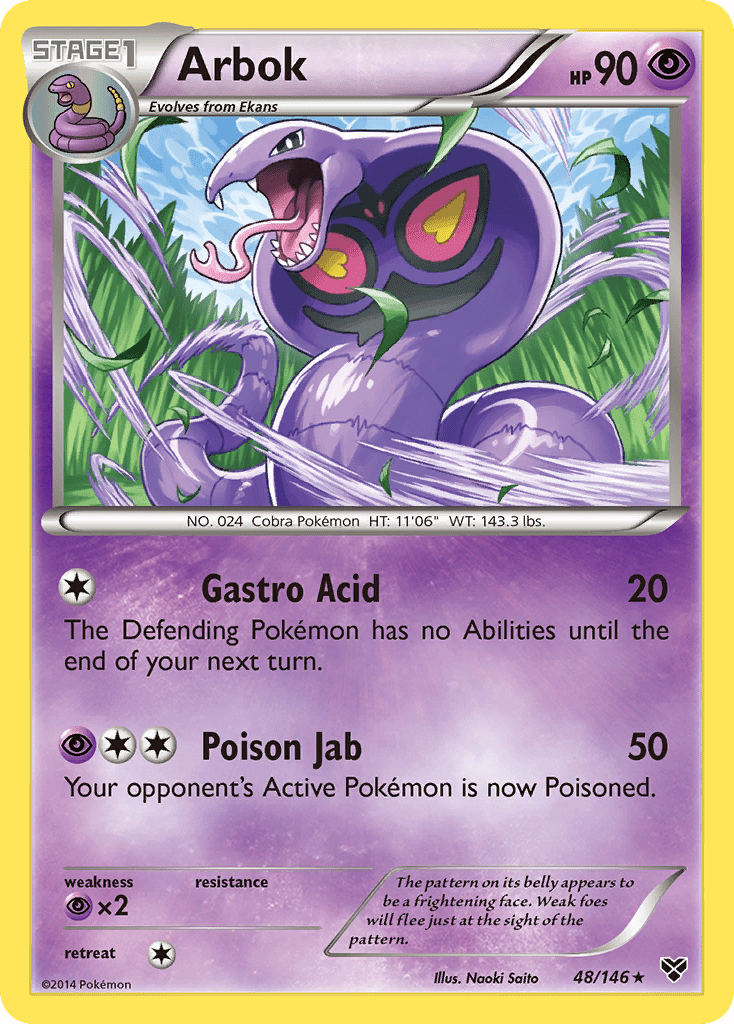 Arbok (48/146) [XY: Base Set] Pokemon Single Pokémon  | Multizone: Comics And Games