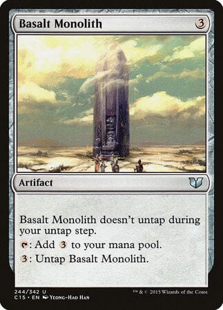 Basalt Monolith [Commander 2015] MTG Single Magic: The Gathering  | Multizone: Comics And Games